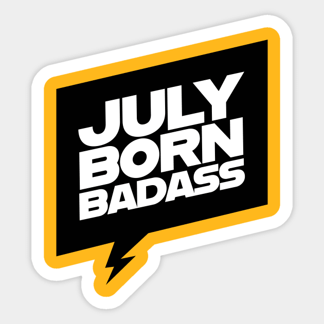 Born In July Birthday Gift Sticker by rakutenmallor